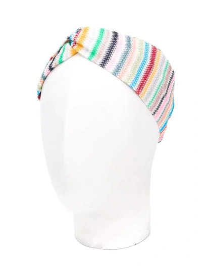 Shop Missoni Striped Hairband In Sm0hu
