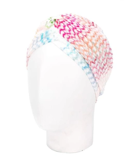 Shop Missoni Embroidered Hairband In White