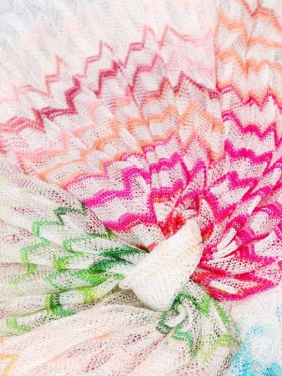 MISSONI MARE EMBROIDERED HAIRBAND - 白色