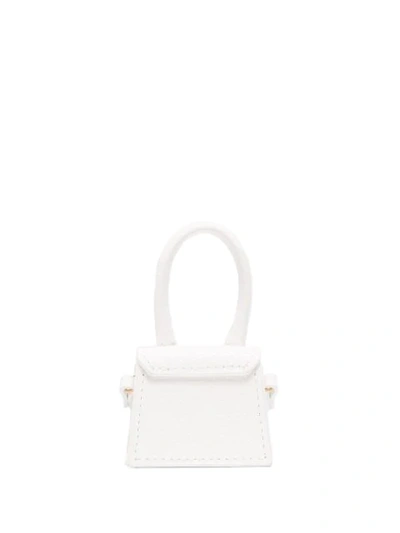 Shop Jacquemus "micro" 'chiquito' Handtasche In White