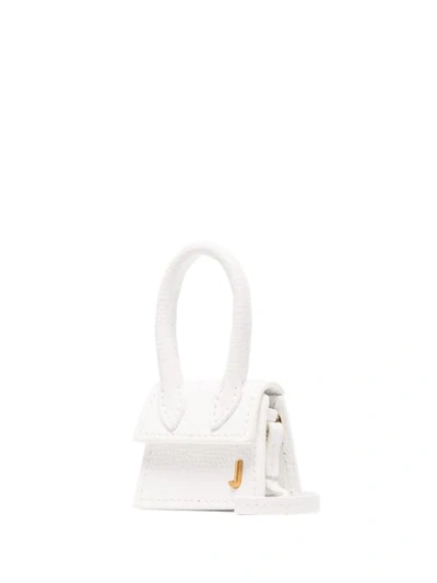 Shop Jacquemus "micro" 'chiquito' Handtasche In White