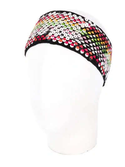 Shop Missoni Embroidered Hairband In S904w