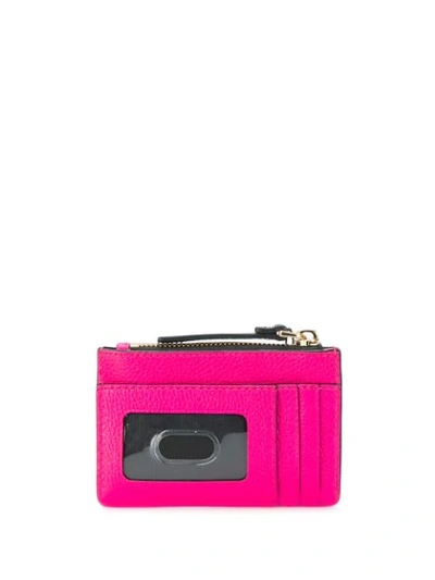 Shop Marc Jacobs Logo Print Coin Purse In Pink