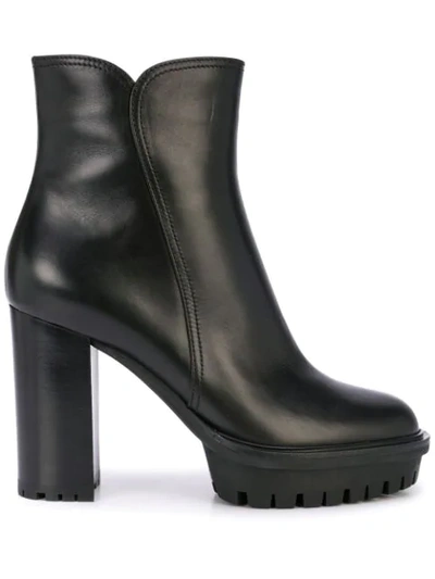 GIANVITO ROSSI ANKLE LENGTH BOOTS - 黑色