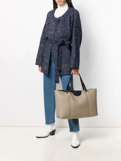 Shop See By Chloé Oversized Cardigan In Blue