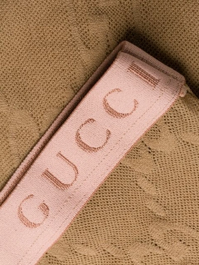 Shop Gucci Interlocked Gg Socks In 9600 Beige