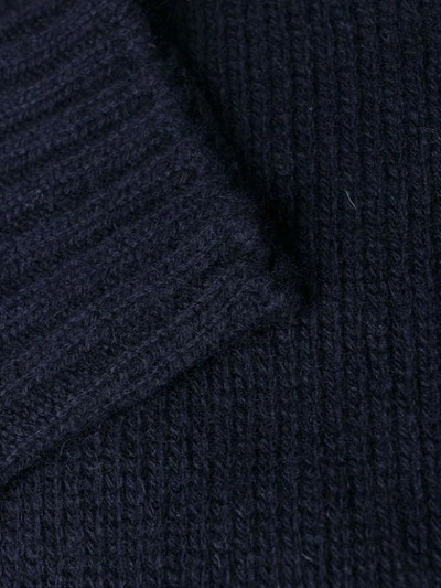 Shop Prada Knitted Cashmere Jumper In Blue