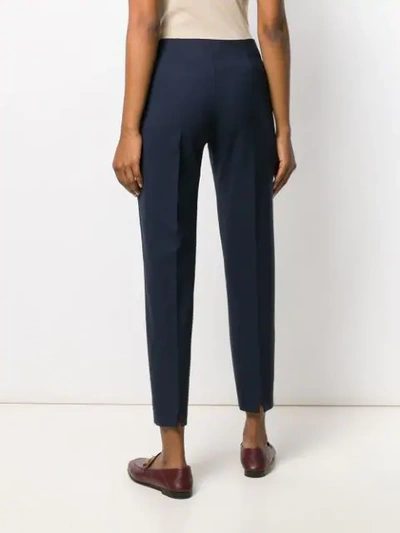 Shop Piazza Sempione Slim-fit Trousers In Blue