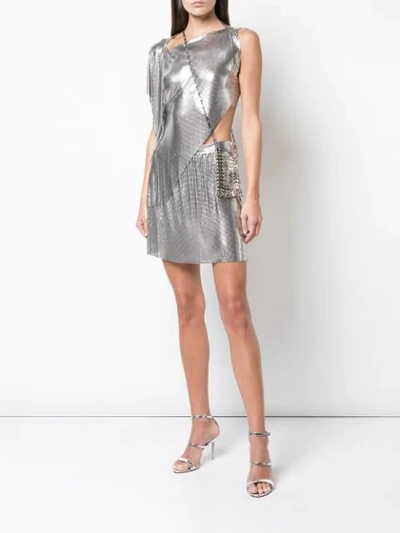 Shop Fannie Schiavoni Kate Skirt In Silver