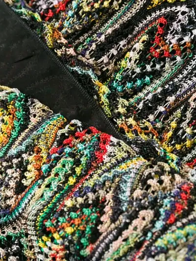 Shop Missoni Fine Knit Trousers In Black