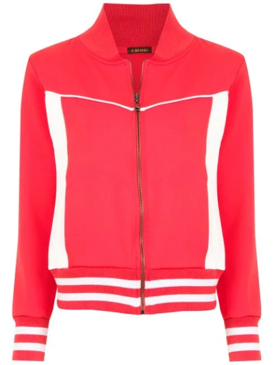 Shop Abrand A.brand Bomber Bicolor - Vermelho Raspberry - Rot In Red