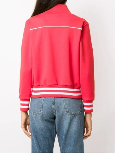 Shop Abrand A.brand Bomber Bicolor - Vermelho Raspberry - Rot In Red