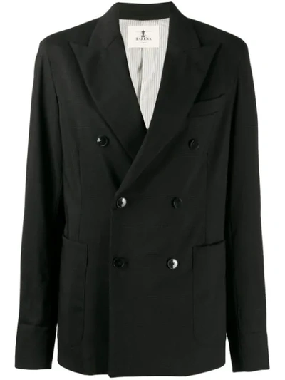 Shop Barena Venezia Double-breasted Jacket In Grey