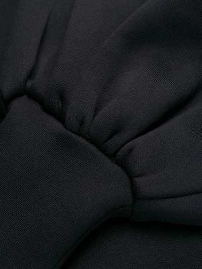 Shop Les Coyotes De Paris Juliet Sleeve Sweatshirt In Black
