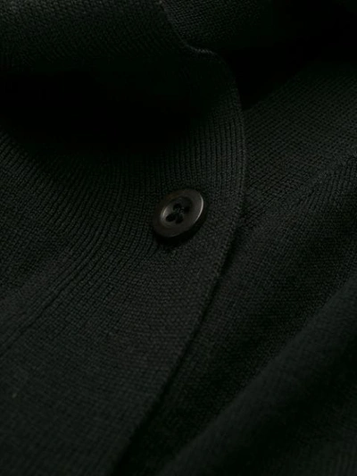 Shop Prada V-neck Knitted Cardigan In Black