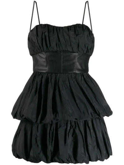 Shop Pinko Spiceman Mini Dress In Black