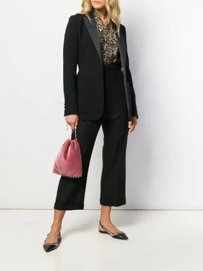 Shop Rochas Tuxedo Jacket In Black