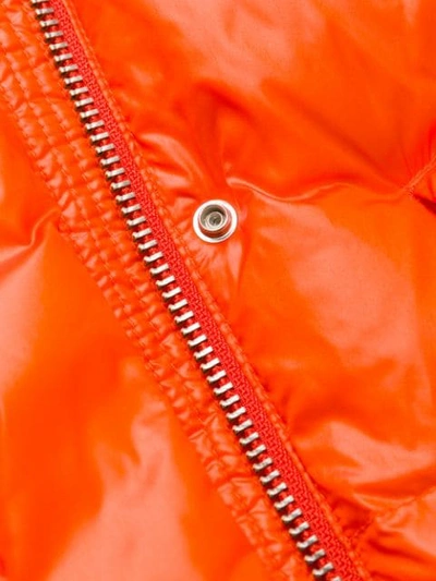 Shop Woolrich Arctic Feather Down Jacket In Orange