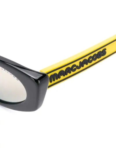 Shop Marc Jacobs Oversized Frame Sunglasses In Black