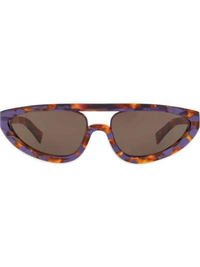 Shop Alain Mikli Fiare Sunglasses In Purple
