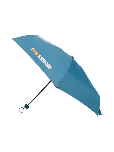 MOSCHINO 100% MOSCHINO雨伞 - 蓝色
