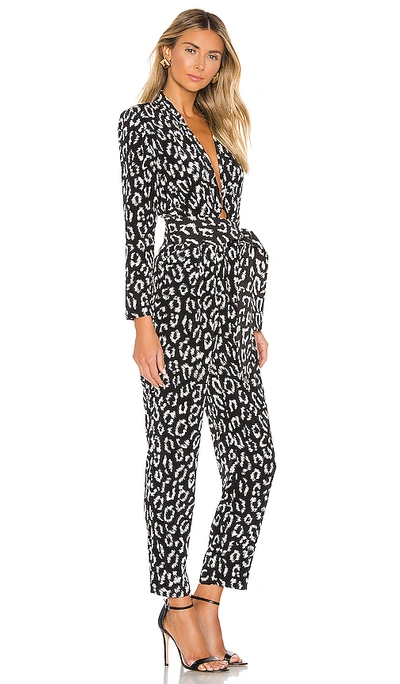 Shop A.l.c . Kieran Jumpsuit In Black. In Black & Cream