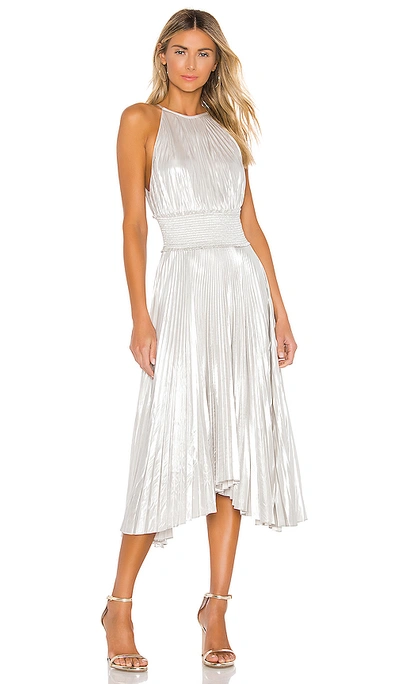 Shop A.l.c Weston Dress In Silver