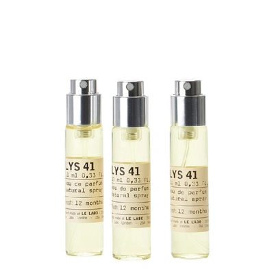 Shop Le Labo Lys 41 Eau De Parfum Travel Tube Refill 3 X 10ml