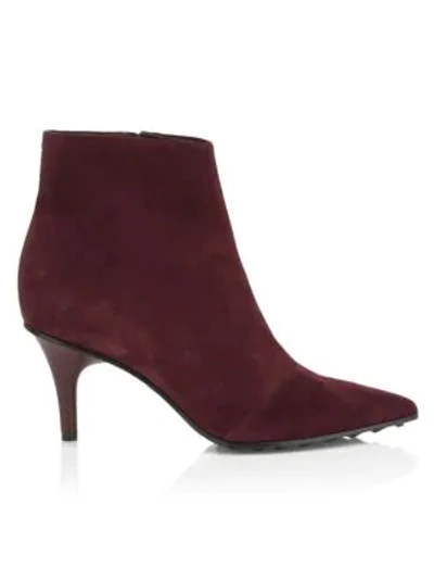 Shop Rag & Bone Beha Suede Ankle Boots In Merlot