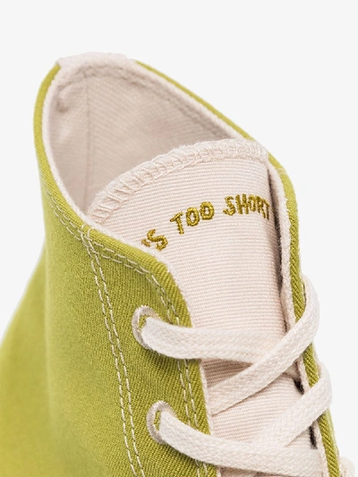 Shop Converse Green Chuck Taylor 70 Renew High Top Sneakers