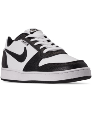 nike ebernon low white and black