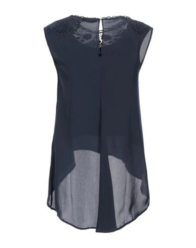 Shop High By Claire Campbell Top In Dark Blue