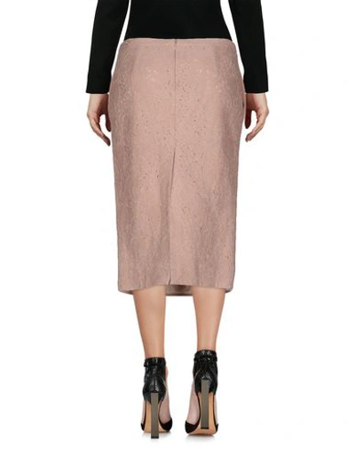 Shop N°21 Knee Length Skirt In Pastel Pink