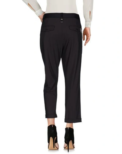 Shop High By Claire Campbell Cropped Pants & Culottes In Steel Grey