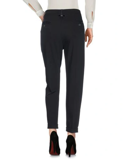 Shop High By Claire Campbell Casual Pants In Dark Blue