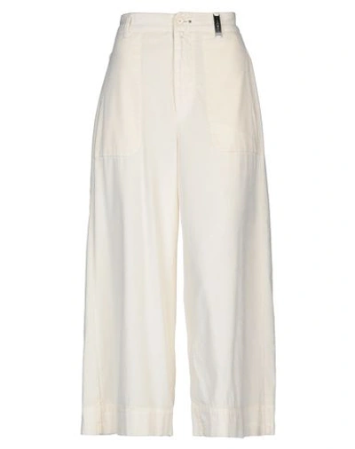 Shop High By Claire Campbell High Woman Pants Ivory Size 8 Rayon, Cotton, Elastane In White