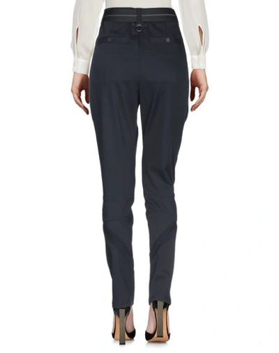 Shop High By Claire Campbell Casual Pants In Dark Blue