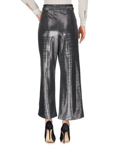 Shop L'edition Casual Pants In Silver