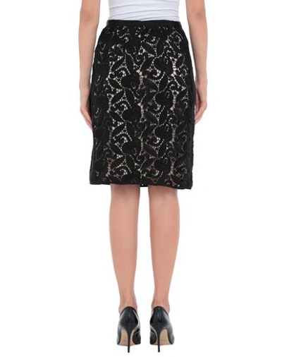 Shop Intropia Knee Length Skirt In Black
