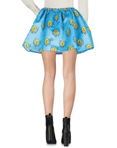 Shop Au Jour Le Jour Mini Skirt In Azure