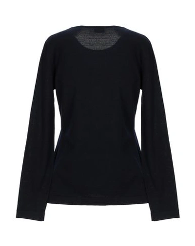 Shop Armani Collezioni Sweater In Dark Blue