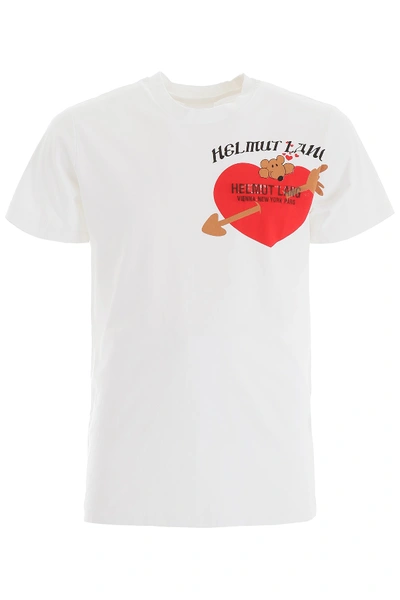 Shop Helmut Lang Valentine T-shirt In Chalk White (white)