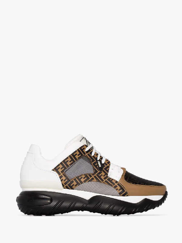 fendi chunky monogram runner sneakers