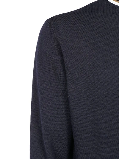 Shop Fendi Sweater In Cobalto/bianco