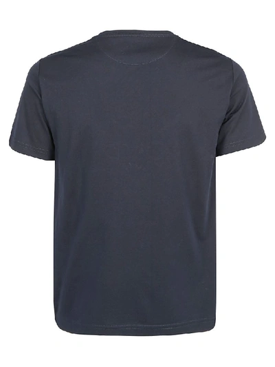 Shop Fendi Diabolic Eye T-shirt In Blu Notte