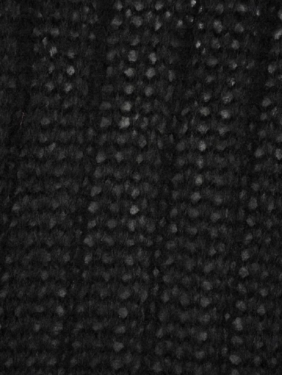 Shop Prada Chunky Knit Jumper In Black