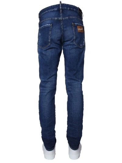 Shop Dsquared2 Cool Guy Fit Jeans In Blu
