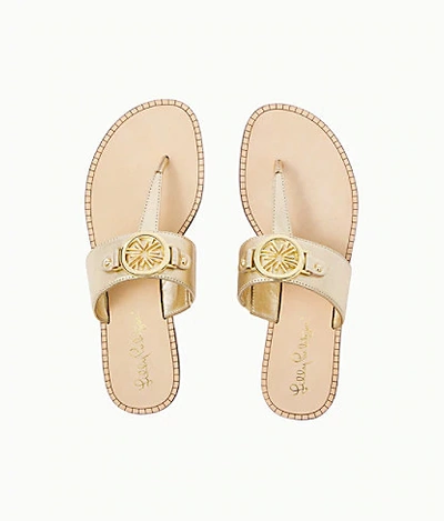 Shop Lilly Pulitzer Rousseau Sandal In Prosecco Pink