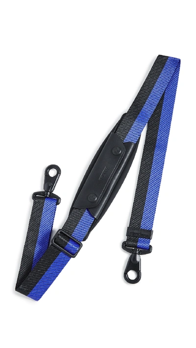 Shop Tumi Accents Custom Shoulder Strap In Blue/black