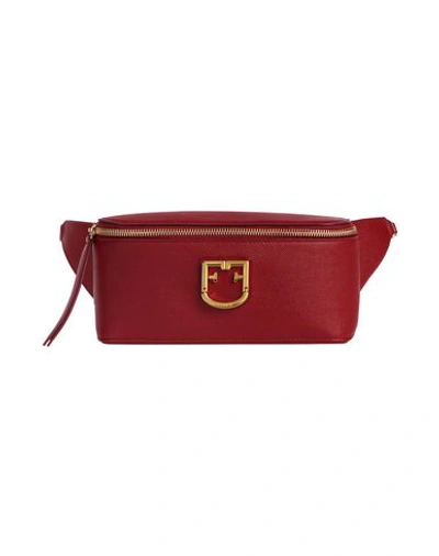 Shop Furla Backpacks & Fanny Packs In Maroon